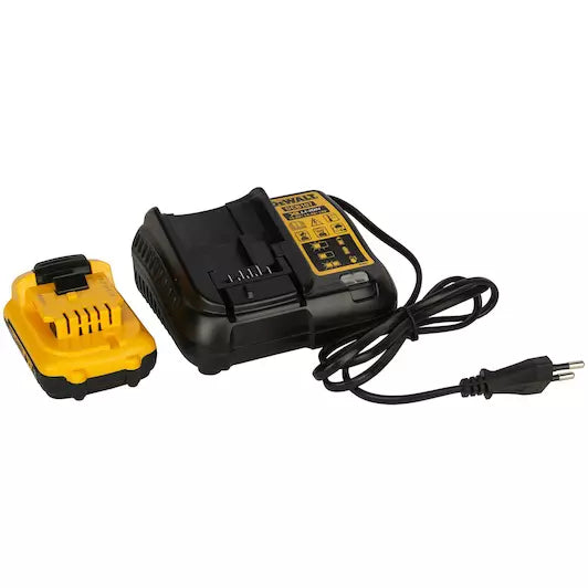 DeWALT DCE089D1G 10.8V Li-Ion accu zelfnivellerende 3x 360 graden multilijnlaser set (1x 2.0Ah accu) in koffer - 3 lijnen - 30m - groen