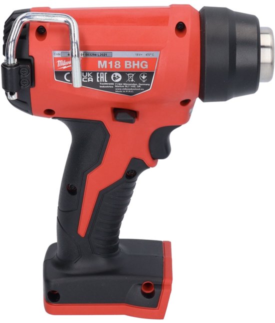 Milwaukee M18 BHG-0 18V Li-Ion accu Heteluchtpistool body - 470°C