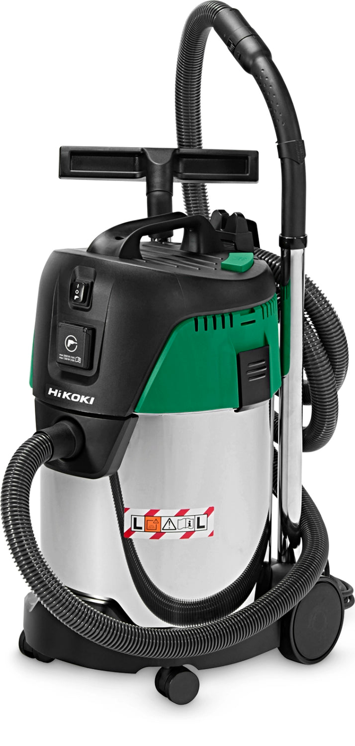 HiKOKI RP300YLWAZ 230V Nat/Droogstofzuiger - 1.200W - 30L - Klasse L
