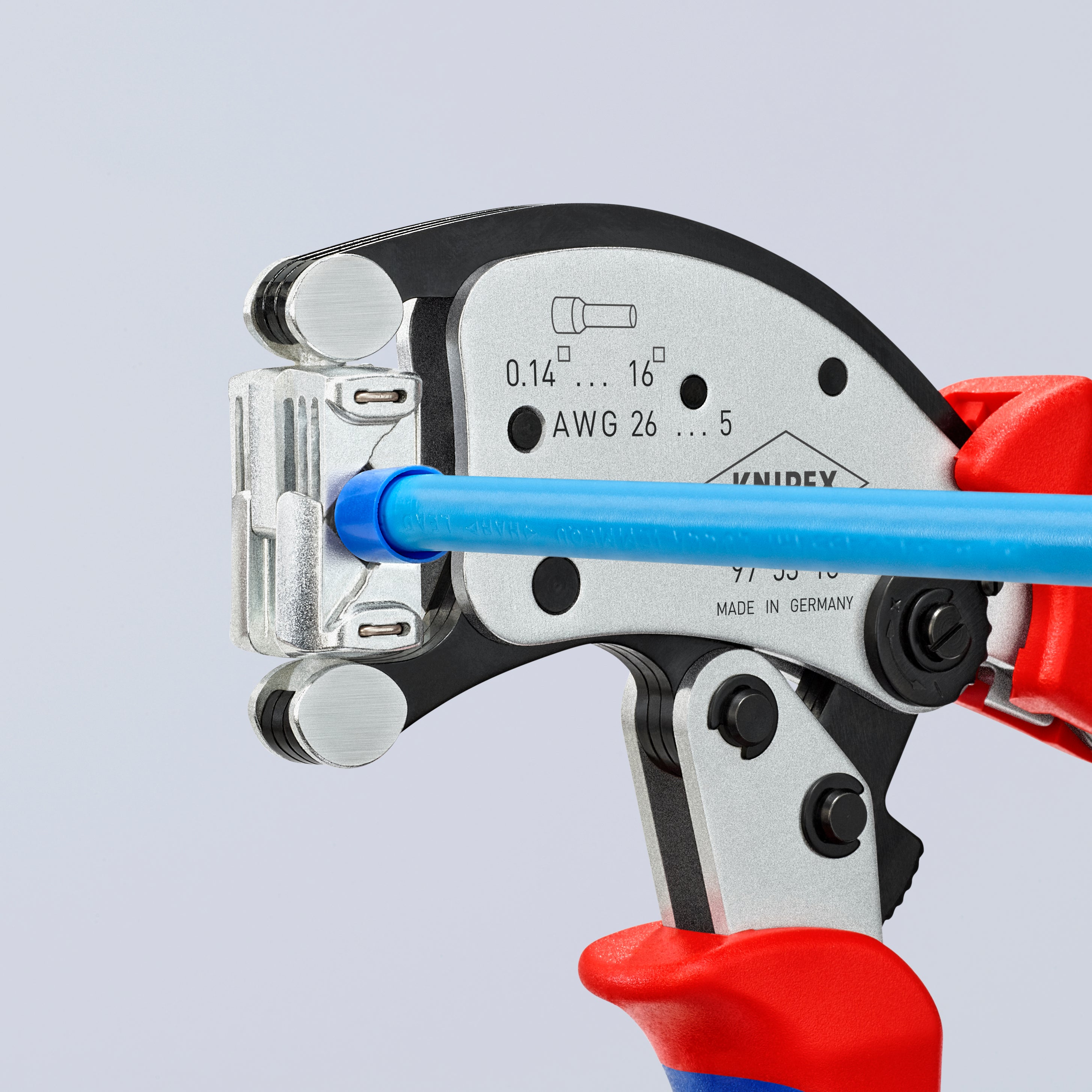 Knipex Twistor®16 97 53 18 SB Krimptang 0.14 tot 16 mm²