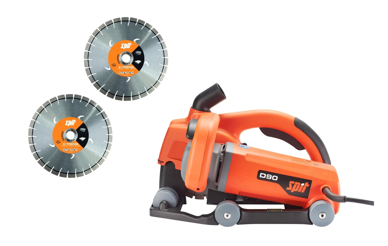 Spit D90 Sleuvenzaagmachine set in koffer - 2500W -150 mm - incl. 2 diamantschijven