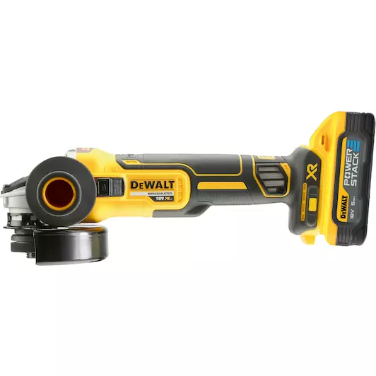 DEWALT DCG405H2T-QW 18V XR Brushless Haakse slijper 125mm