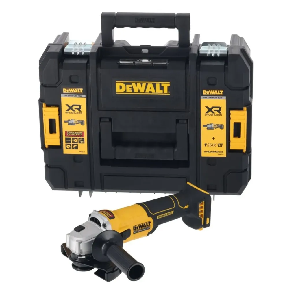 DEWALT DCG407NT-XJ 18V XR 125mm Haakse Slijper (schuifschakelaar) - in TSTAK