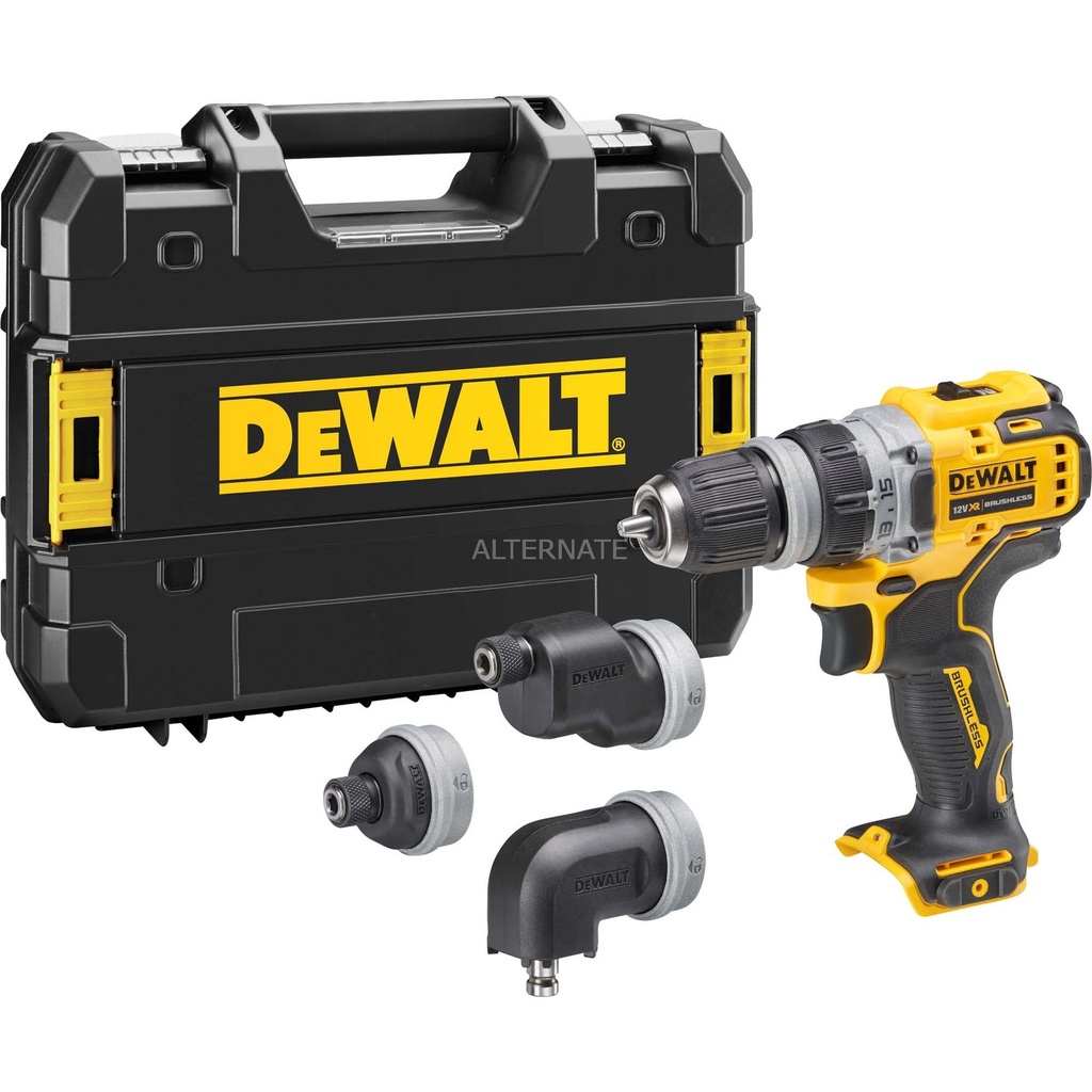 [5035048748145] DeWALT DCD703NT-XJ 12V Li-ion XR accu boor-/schroefmachine body Multi-head in TSTAK - 57Nm