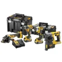 DeWALT DCK422P3T 18V Li-ion XR accu 4-delige combiset (3x 5.0Ah) in 2 TSTAK koffers