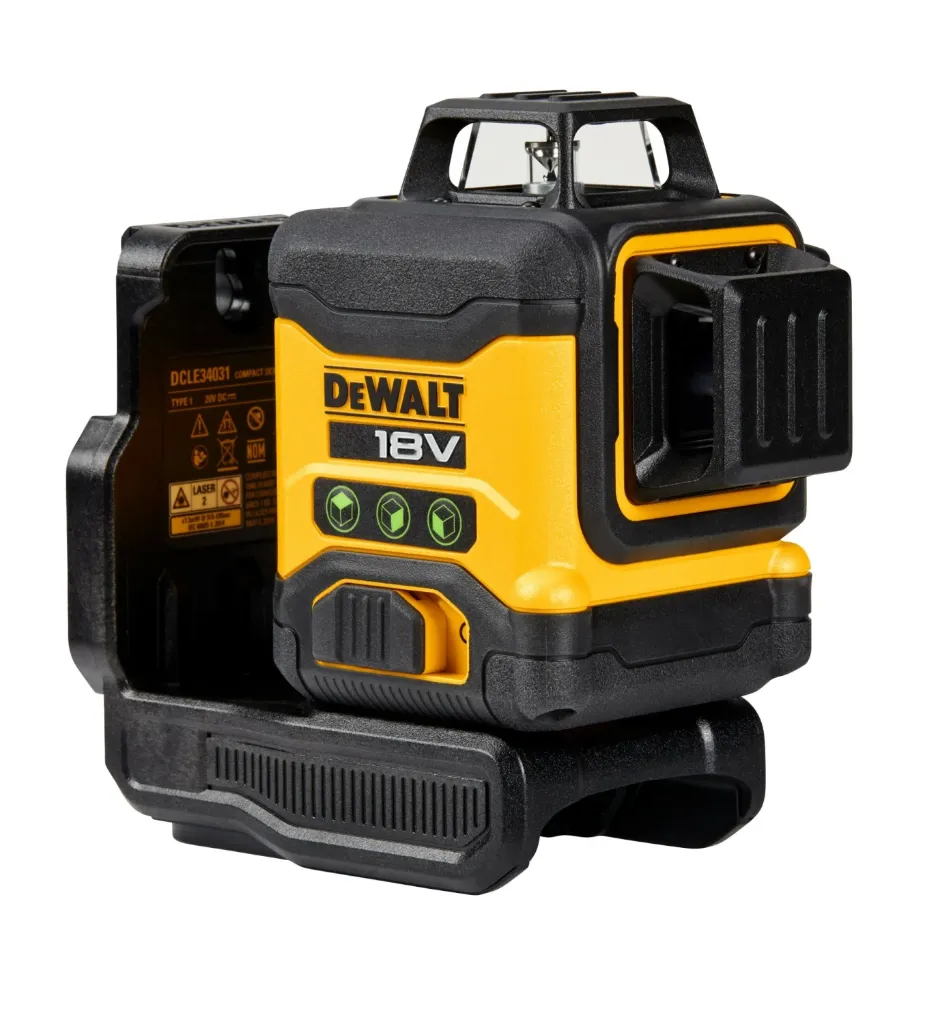[5035048749678] DeWALT DCLE34031N-XJ 18V Li-ion Accu Zelfnivellerende Kruislijnlaser body - 3x360° - Groen