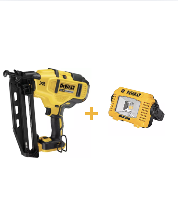 DeWALT DCN660N-XJ 18V Li-ion XR accu afwerktacker body - 32-63mm - 16 Gauge - koolborstelloos