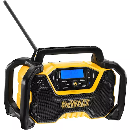 [5035048640753] DeWALT DCR027 18V Li-ion XR accu DAB+ Bouwradio met oplaadfunctie - werkt op netstroom & accu