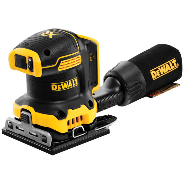 [5054905284114] DeWALT DCW200N 18V Li-ion XR accu vlakschuurmachine body  - 140 x 115mm