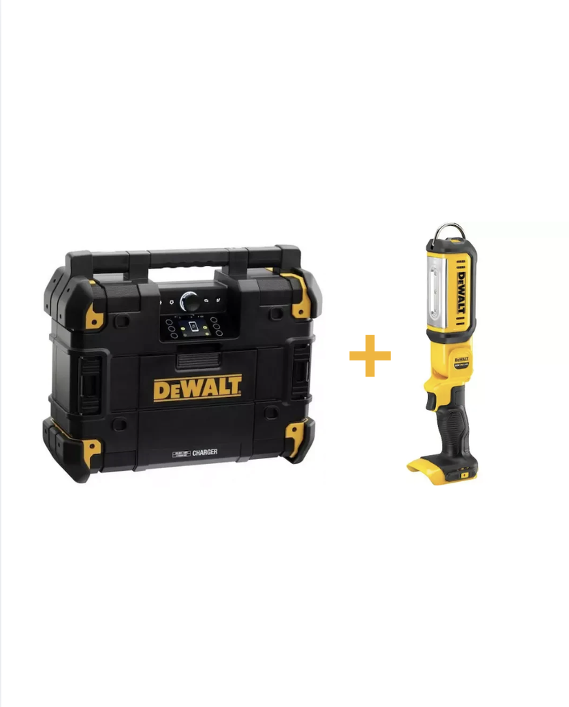[3253561810787] DeWALT DWST1-81078-QW 10,8 / 54V Li-ion XR accu TSTAK radio met oplaadfunctie - werkt op netstroom & accu
