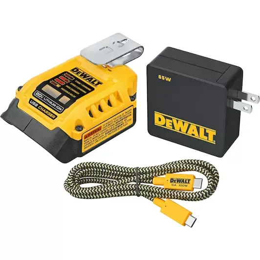 [5054905302313] DeWalt Accessoires DCB094K 18 volt XR USB Laadadapter