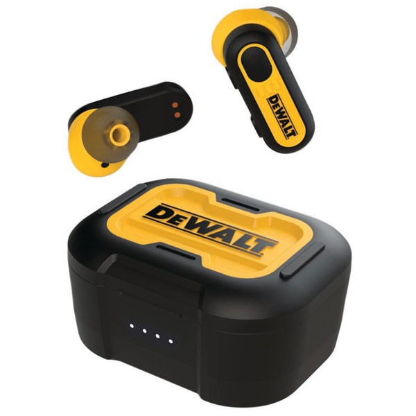 Dewalt Telecoms Jobsite Pro-X1 True Wireless Earbuds met Oplaadcase