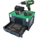 Hikoki DS18DFWKPZ ACCU BOOR-SCHROEFMACHINE 18V - 53Nm - MV - 2x 18V 2.0Ah in HSC D MET 100-DELIGE ACCESSOIRESET