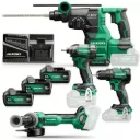 HIKOKI KC18DEWHZ 18V accu-machineset in tas (3x 5.0Ah accu en lader)