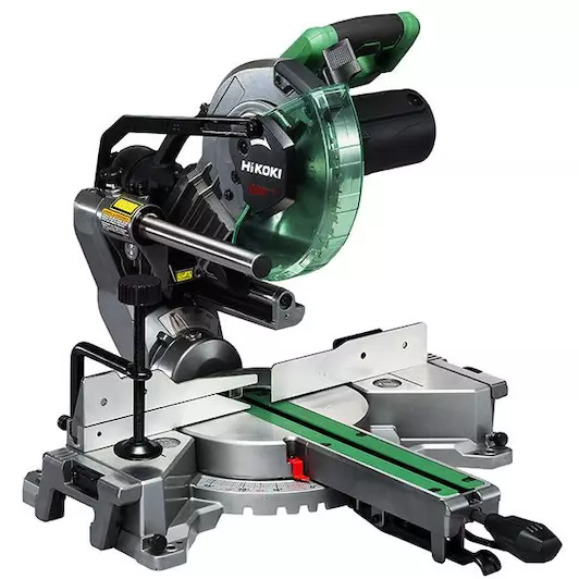 [4966376331611] Hikoki C8FSHGWAZ AFKORTZAAGMACHINE 230V - 1.100 W - 216MM - ZAAGCAPACITEIT 54 x 305 - 65 x 280MM - AS30MM - LASER