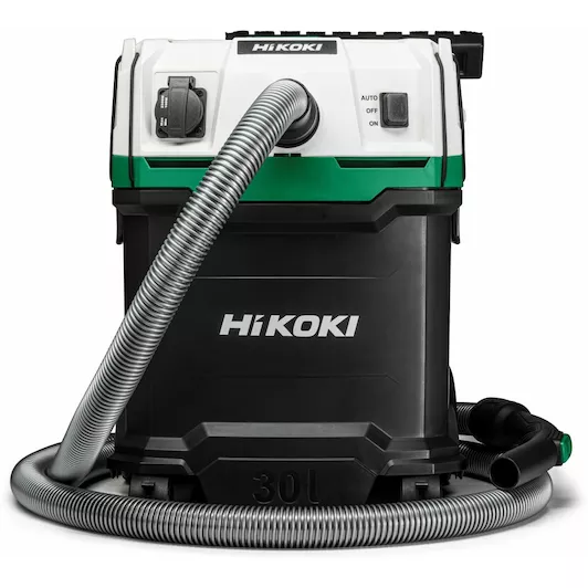 [4966376417209] Hikoki RP300YLWAZ NAT/DROOGSTOFZUIGER 230V - 1.200 W - 4,2 m³/min - 30L - Klasse L - manuele filterreiniging