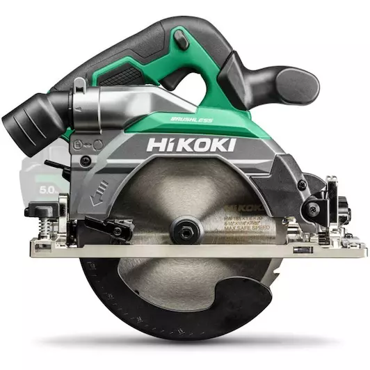 [4966376408269] Hikoki ( C1806DBWPZ ) C1806DB WPZ ACCU CIRKELZAAG 18V, BL, 165MM, ZAAGDIEPTE 66MM, MV, 2x 18V 5,0Ah in HSC IV