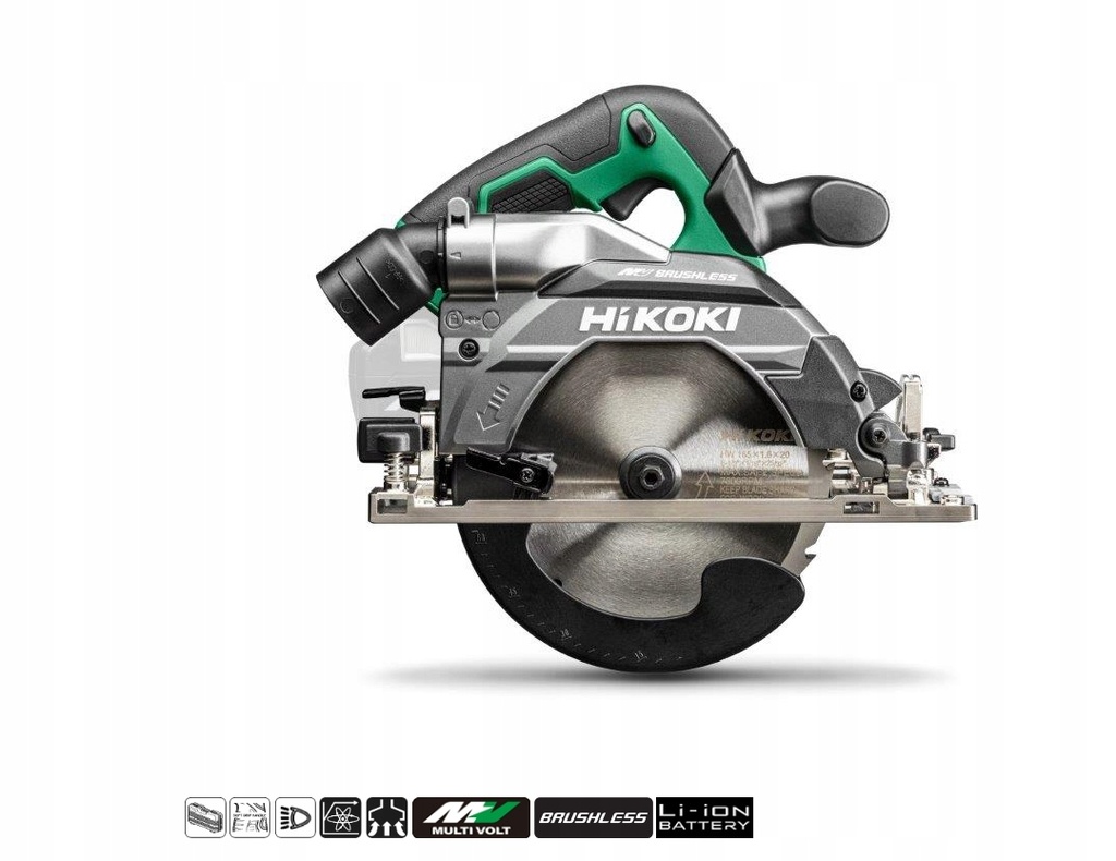 [4966376408160] Hikoki ( C3606DBW2Z ) C3606DB W2Z  ACCU CIRKELZAAG 36V, BL, 165MM, ZAAGDIEPTE 66MM, AS 20MM, MV, EXCLUSIVE in HSC IV