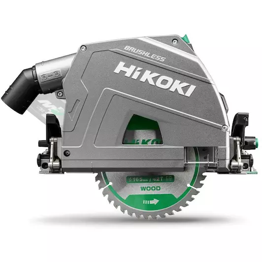 [4966376409204] Hikoki ( C3606DPAWVZ ) C3606DPA WVZ ACCU INVALCIRKELZAAG 36V, BL, 165MM, ZAAGDIEPTE 66MM, AS 30MM, MV, 2x MV-B [36V 4,0Ah/18V 8,0Ah] in HSC IV