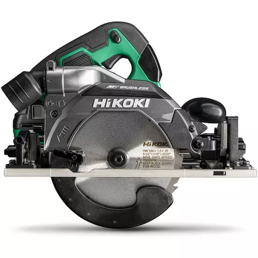 [4966376412280] Hikoki ( C3606DUMWPZ ) C3606DUM WPZ ACCU CIRKELZAAG 36V, BL, 165MM, ZAAGDIEPTE 66MM, MV, past op GR, 2x MV-A [36V 2,5Ah/18V 5,0Ah] in HSC IV