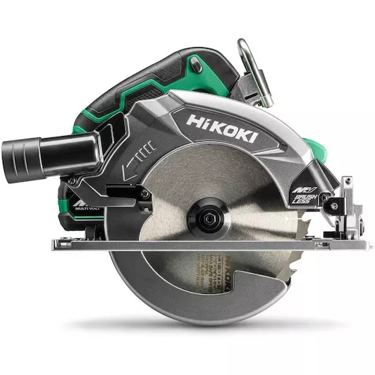 [4966376412747] Hikoki ( C3607DBWRZ ) C3607DB WRZ ACCU CIRKELZAAG 36V, BL, 190MM, ZAAGDIEPTE 66MM, AS 30MM, MV, past op GR,  2x MV-A [36V 2,5Ah/18V 5,0Ah] in HSC IV