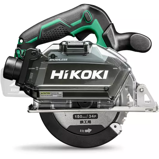 [4966376409877] Hikoki ( CD3605DBW2Z ) CD3605DB W2Z ACCU METAAL CIRKELZAAG 36V, BL, 150MM, ZAAGDIEPTE 58MM, AS 20MM, MV, EXCLUSIVE in HSC IV