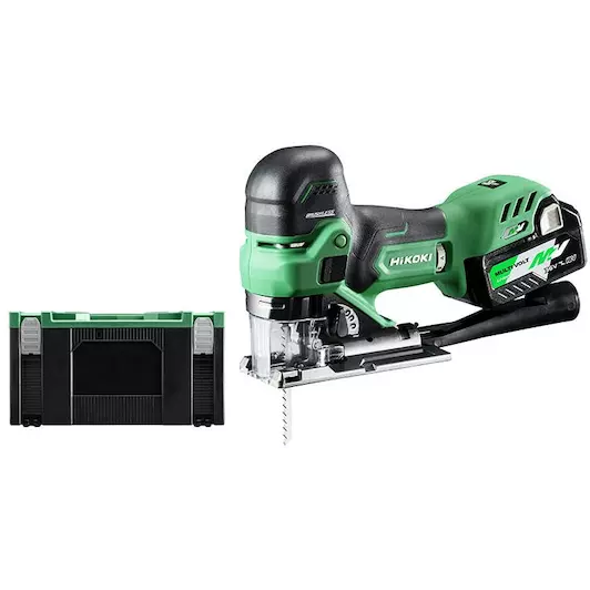 [4966376331178] Hikoki ( CJ36DBWRZ ) CJ36DB WRZ  ACCU DECOUPEERZAAG 36V, BL, 160MM, HANDPALMGREEP, 2x MV-A [36V 2,5Ah/18V 5,0Ah] in HSC II