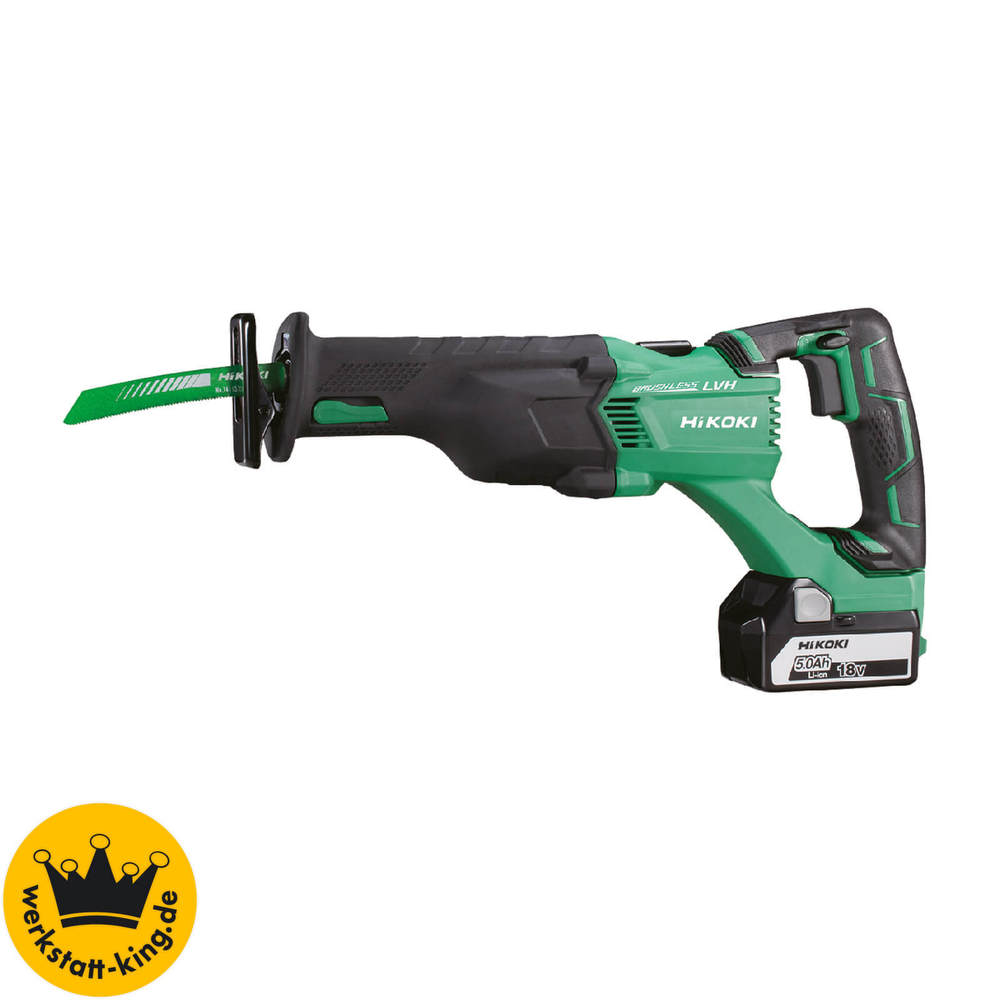 [4966376304943] Hikoki ( CR18DBLWJZ ) CR18DBL WJZ ACCU SCHROBZAAG 18V, BL, 90MM, MV, 2x 18V 5,0Ah in KUNSTSTOF KOFFER