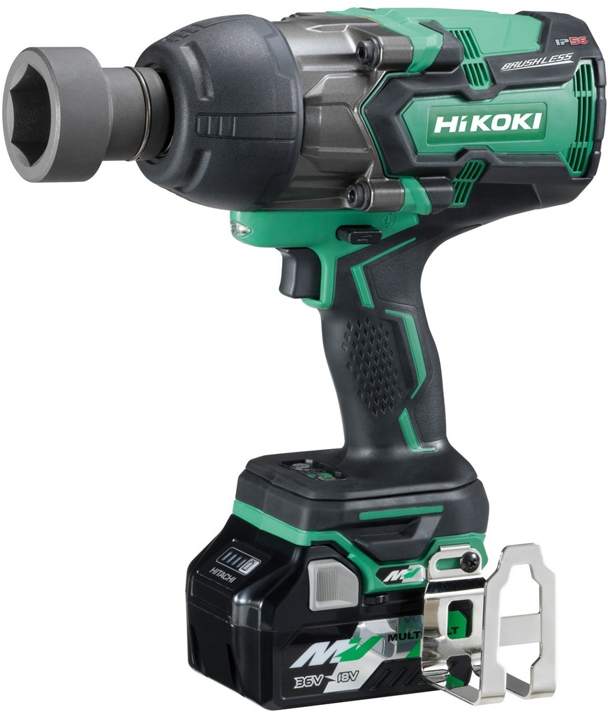 [4966376323623] Hikoki ( WR36DAWRZ ) WR36DA WRZ ACCU SLAGMOERAANZETTER 3/4" 36V, BL, 1180 Nm, MV, 2x MV-A [36V 2,5Ah/18V 5,0Ah] in HSC III