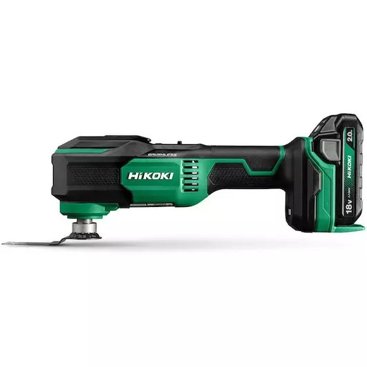 [4966376412549] Hikoki ( CV18DAWRZ ) CV18DA WRZ MULTITOOL 18V, BL, STARLOCK/OIS, UNIVERSELE AANSLUITING, MV, EXTRA ACCESSOIRES, 2x 18V 2,0Ah in HSC II