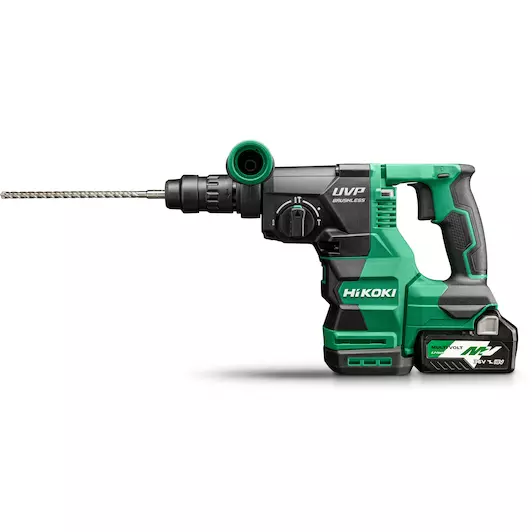 [4966376405787] Hikoki ( DH3628DCWRZ ) DH3628DC WRZ  ACCU BOOR-BREEKHAMER SDS PLUS 36V, BL, 3,2J, MV, RFC, incl. verwisselbare boorhouder, 2x MV-A [36V 2,5Ah/18V 5,0Ah] in HSC IV
