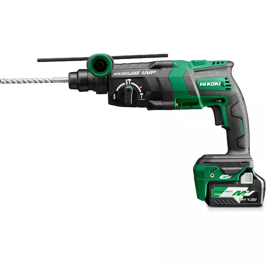 [4966376334902] Hikoki ( DH36DPEWRZ ) DH36DPE WRZ ACCU BOOR-BREELHAMER SDS PLUS 36V, BL, PISTOOLMODEL, 3,2J, MV, RFC, 2x MV-A [36V 2,5Ah/18V 5,0Ah] in HSC IV