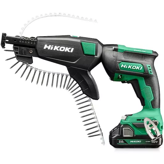 [4966376403868] Hikoki ( W18DAWBZ ) W18DA WBZ ACCU SCHROEVENDRAAIER 18V, BL, 5000rpm, MV, 2x 18V 2.0Ah in HSC III MET SCHROEFAUTOMAAT