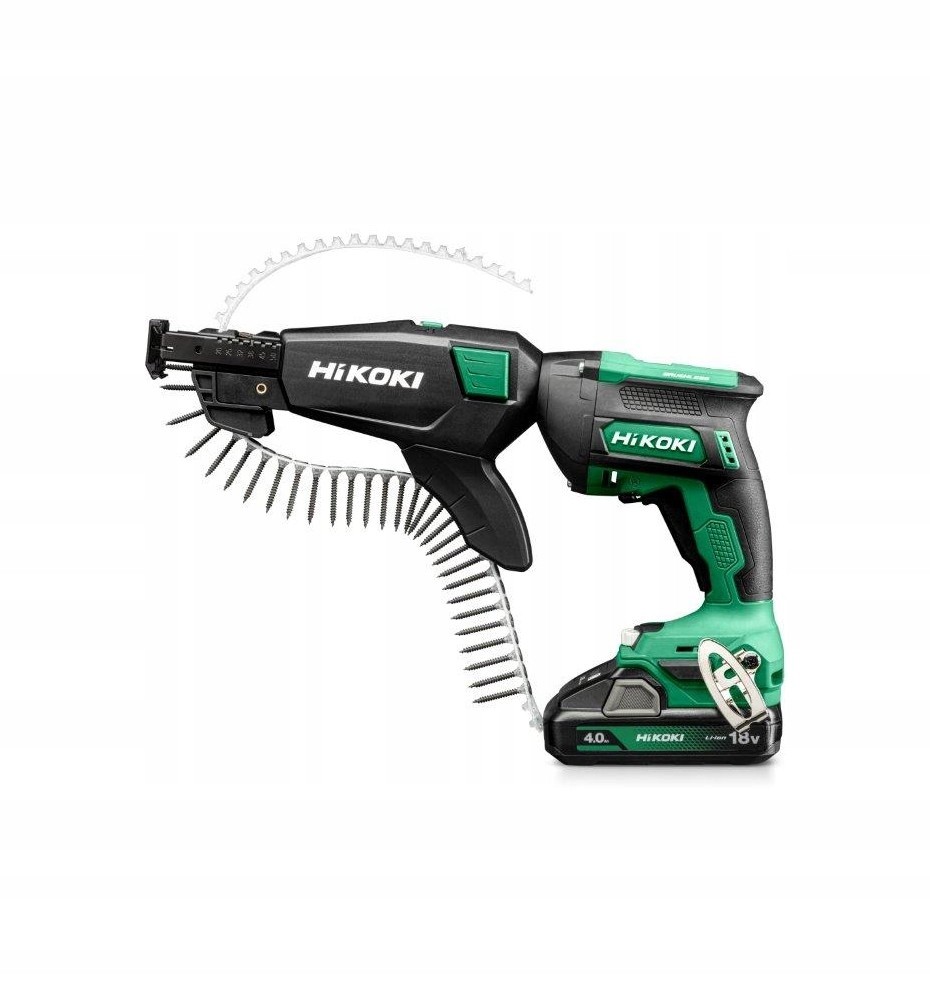 [4966376403967] Hikoki ( W18DBWCZ ) W18DB WCZ ACCU SCHROEVENDRAAIER 18V, BL, 3000rpm, MV, 2x 18V 4.0Ah in HSC III MET SCHROEFAUTOMAAT