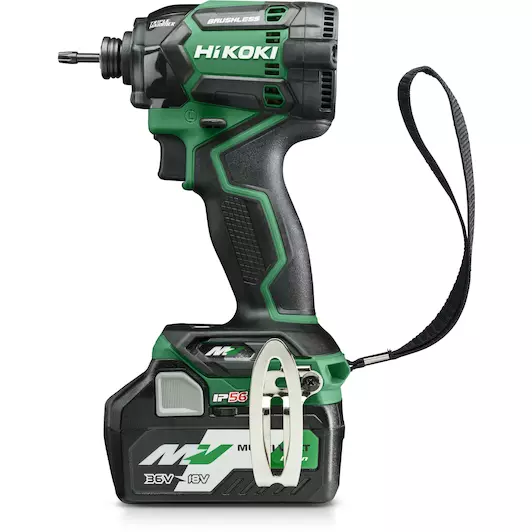 [4966376401253] Hikoki ( WH36DCWRZ ) WH36DC WRZ ACCU SLAGSCHROEVENDRAAIER 36V, BL, 215 Nm, 2x MV-A [36V 2,5Ah/18V 5,0Ah] in HSC II