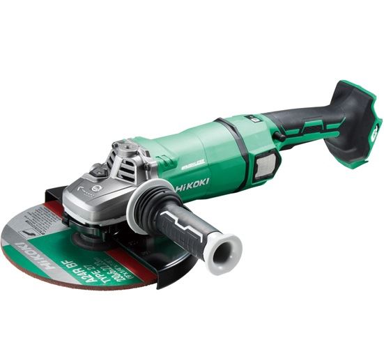 [4966376326570] Hikoki ( G3623DAW4Z ) G3623DA W4Z ACCU HAAKSE-SLIJPMACHINE 36V, BL, 230MM, DODEMANSSCHAKELAAR, REM, MV, EXCLUSIVE in KUNSTSTOF KOFFER