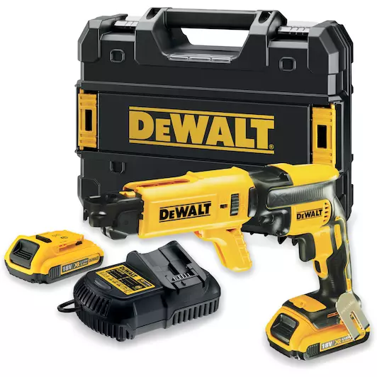 [5035048468524] DeWALT DCF620D2K-QW 18V Li-ion XR accu gipsschroefmachine / bandschroefmachine set (2x 2.0Ah) in TSTAK - koolborstelloos - 25-57mm