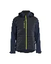 Blåkläder/Hybride Jack/4743/Donker marineblauw/High Vis Geel