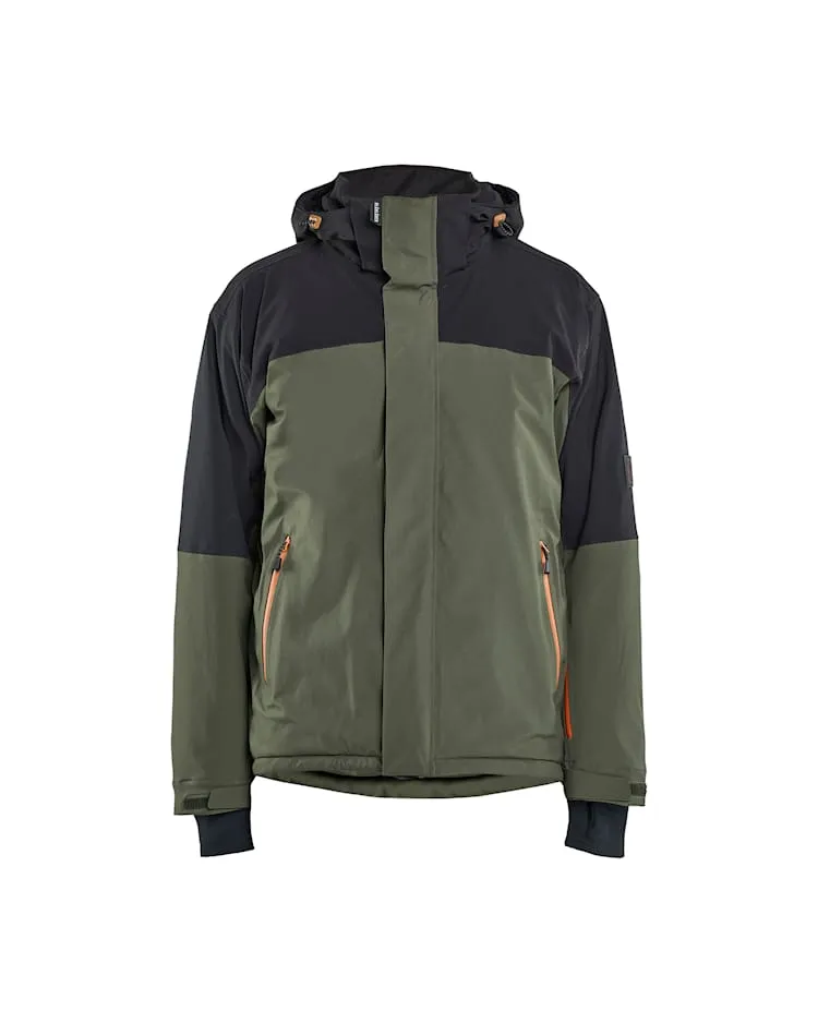 Blåkläder/STRIKER Winterjas Stretch/4991/Woudgroen/Roest (XS)