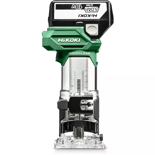 [4966376336180] Hikoki ( M1808DAWPZ ) M1808DA WPZ ACCU KANTENFREESMACHINE 18V, 6-8MM, MV, 2x 18V 5,0Ah in HSC III