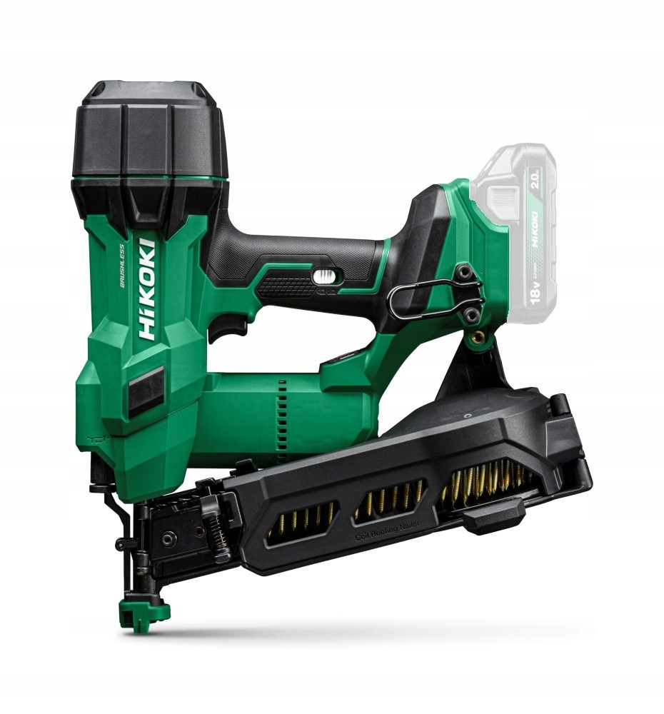 [4966376417315] Hikoki ( NV1845DAW6Z ) NV1845DA W6Z  ACCU TROMMELSPIJKERAPPARAAT 18V, BL, 18V, 22-45MM, MV, EXCLUSIVE in HSC IV