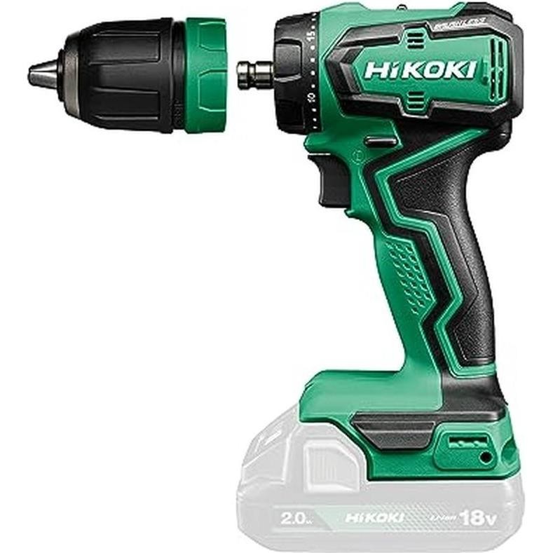 Hikoki ( DS18DDQW4Z ) DS18DDQ W4Z ACCU BOOR-SCHROEFMACHINE SMARTFIT 18V, BL, 55Nm, MV EXCLUSIVE in DOOS