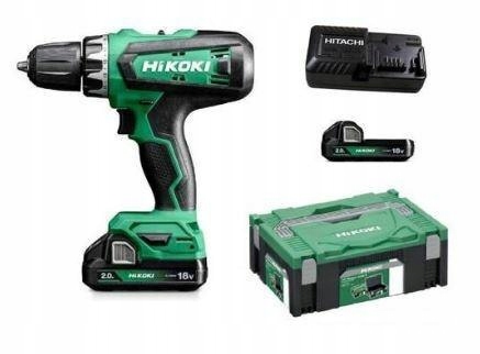 Hikoki ( DS18DFWQZ ) DS18DF WQZ ACCU BOOR-SCHROEFMACHINE 18V, 53Nm, MV, 2x 18V 2.0Ah in HSC II