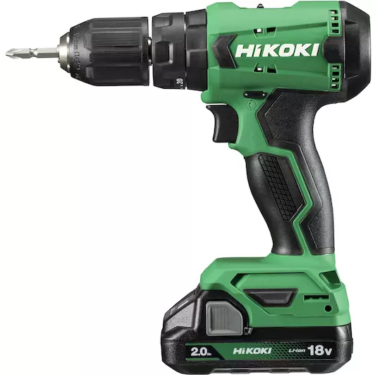 [4966376400706] Hikoki ( DV18DAWCZ ) DV18DA WCZ ACCU KLOP-BOORSCHROEFMACHINE 18V, 50Nm, MV, 2x 18V 2.0Ah in KUNSTSTOF KOFFER