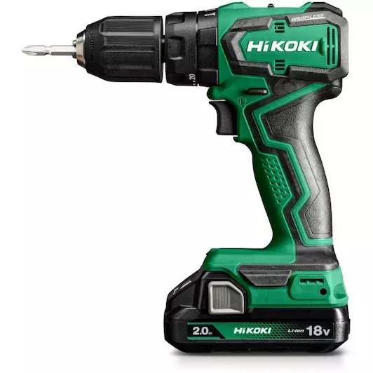[4966376410910] Hikoki ( DV18DDWRZ ) DV18DD WRZ ACCU KLOP-BOORSCHROEFMACHINE 18V, BL, 55Nm, MV, 2x2,0Ah in HSC II
