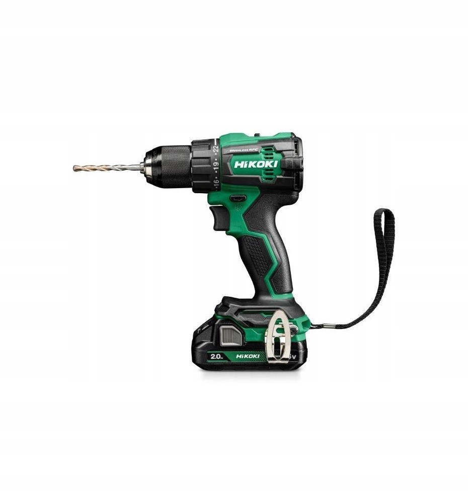 [4966376404834] Hikoki ( DV18DEWQZ ) DV18DE WQZ ACCU KLOP-BOORSCHROEFMACHINE 18V, BL, 70 Nm, MV, 2x 18V 2,0Ah in HSC II