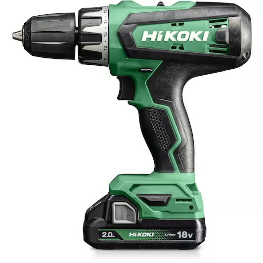 [4966376400607] Hikoki ( DV18DFWCZ ) DV18DF WCZ ACCU KLOP-BOORSCHROEFMACHINE 18V, 55Nm, MV, 2x 18V 2.0Ah in KUNSTSTOF KOFFER