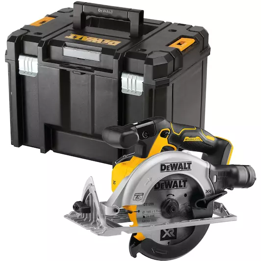 DEWALT DCS565NT-XJ 18V XR Brushless accu-cirkelzaag 55mm 165mm in TSTAK (zonder accu en lader)