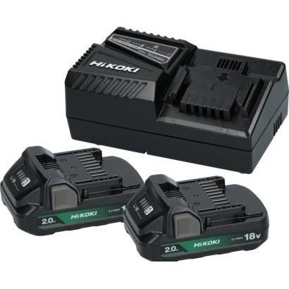 [4966376409778] Hikoki BSL1820M ( UC18YFSLWFZ ) POWERPACK 18V, LADER UC18YFSL, 2x BSL1820M