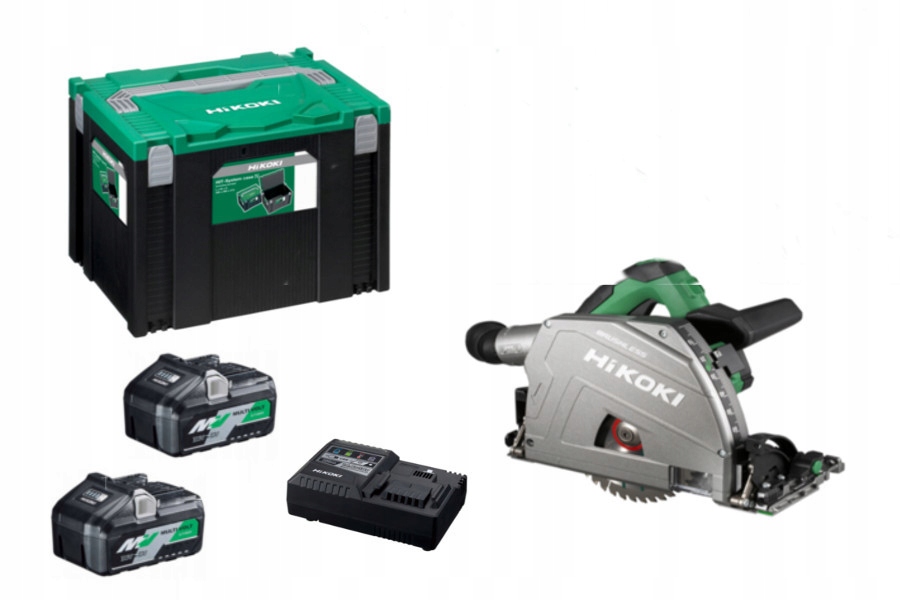 [4966376409204] Hikoki C3606DPA ( C3606DPAWVZ ) C3606DPA WVZ ACCU INVALCIRKELZAAG 36V, BL, 165MM, ZAAGDIEPTE 66MM, AS 30MM, MV, 2x MV-B [36V 4,0Ah/18V 8,0Ah] in HSC IV